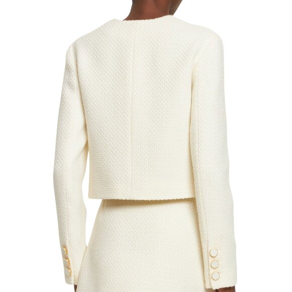 $1895 ALTUZARRA Bernadette Wool-Blend Tweed Jacket Size 42 FR, M/L US NEW - Picture 2 of 15